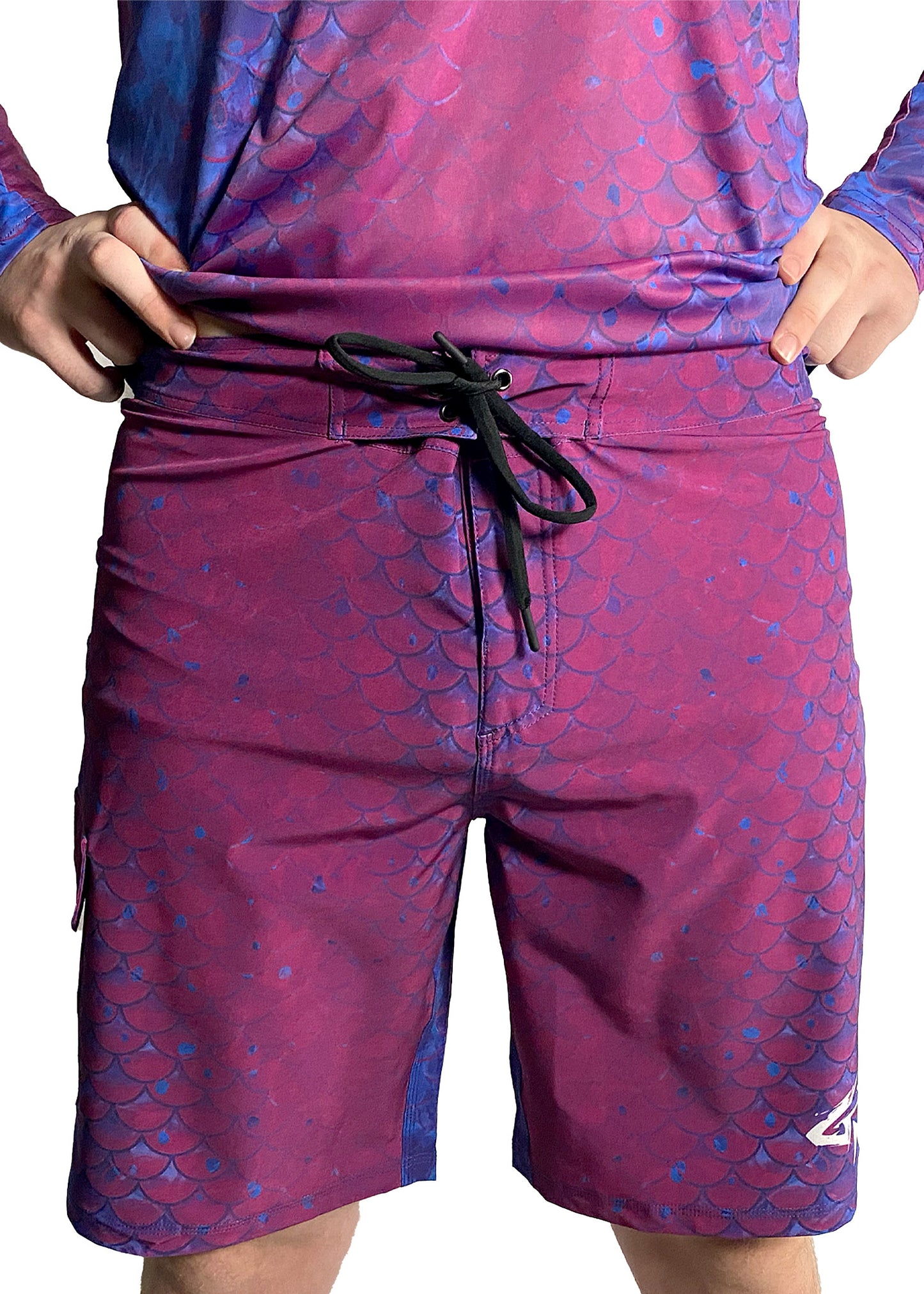 Purple Scales - Men's Board Shorts