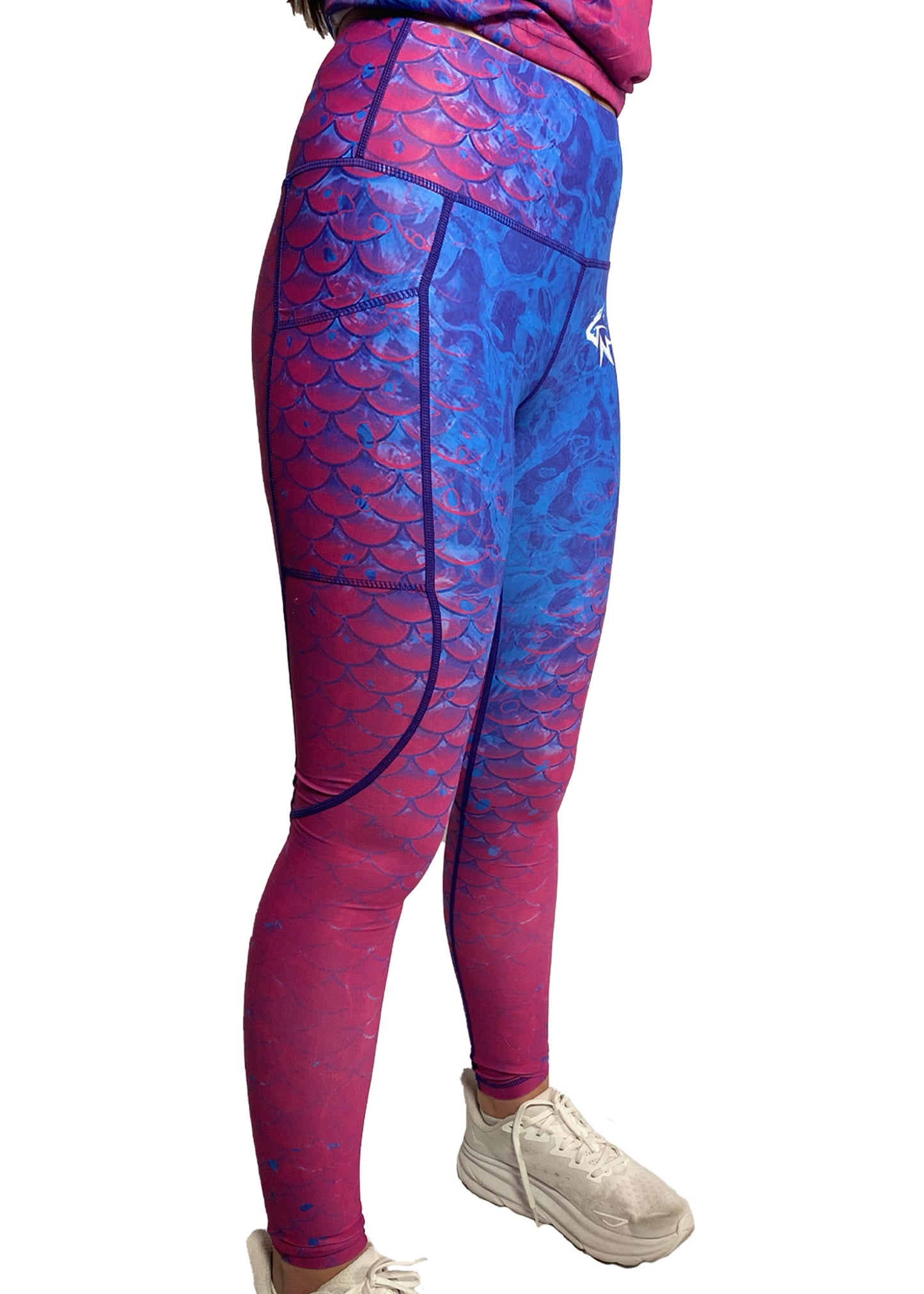 Purple Scales - Women's Leggings