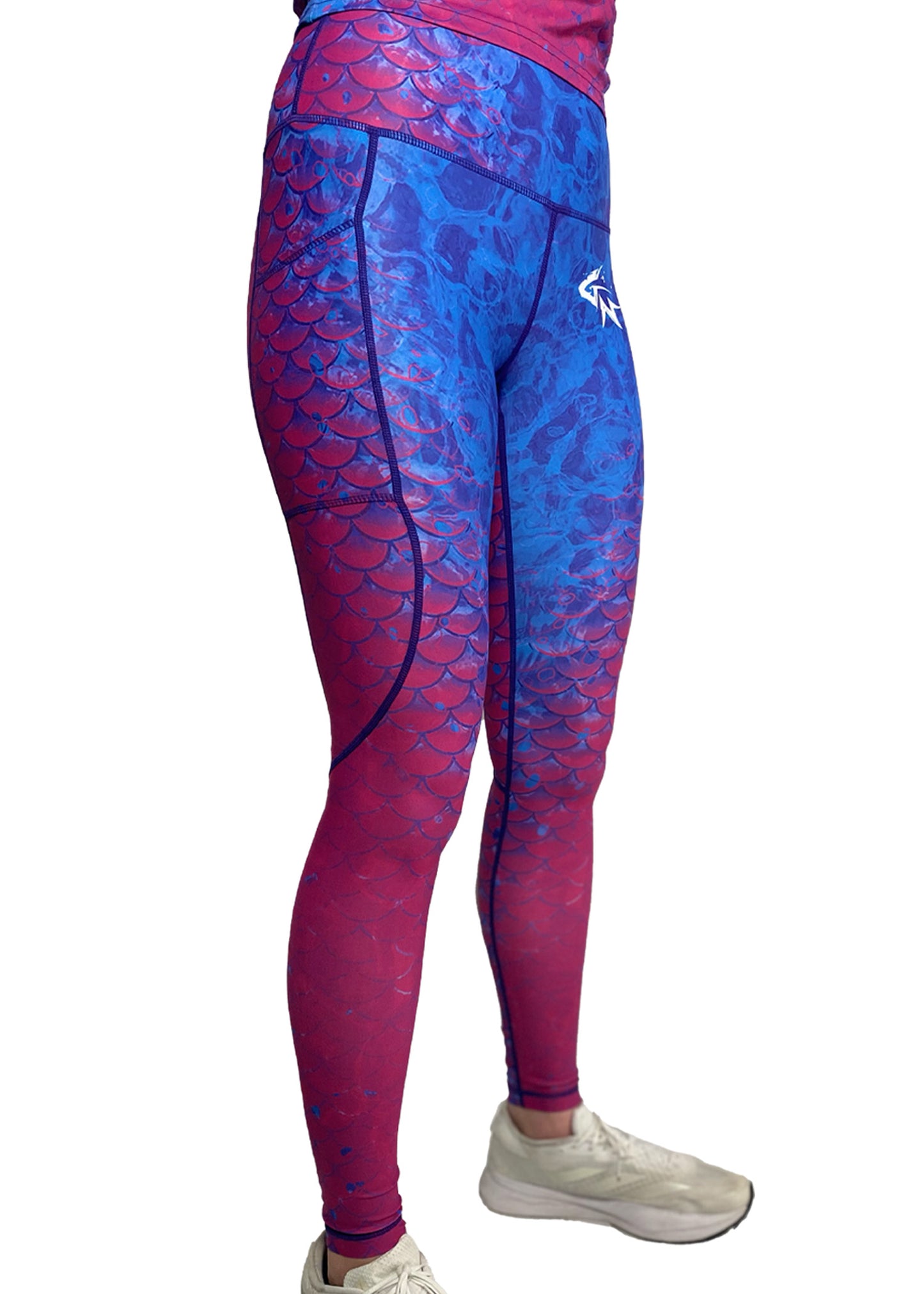 Purple Scales - Women's Leggings