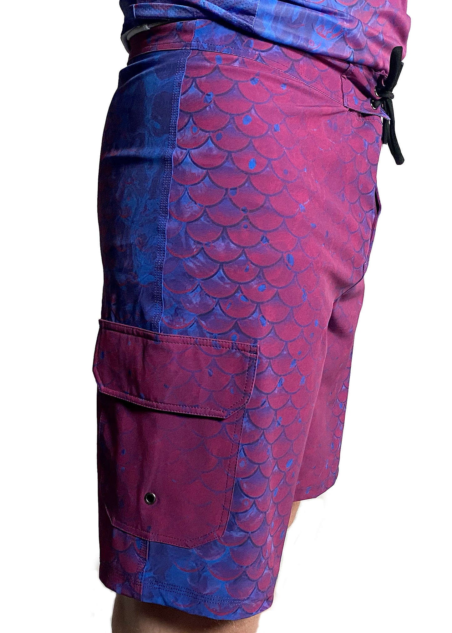Purple Scales - Men's Board Shorts