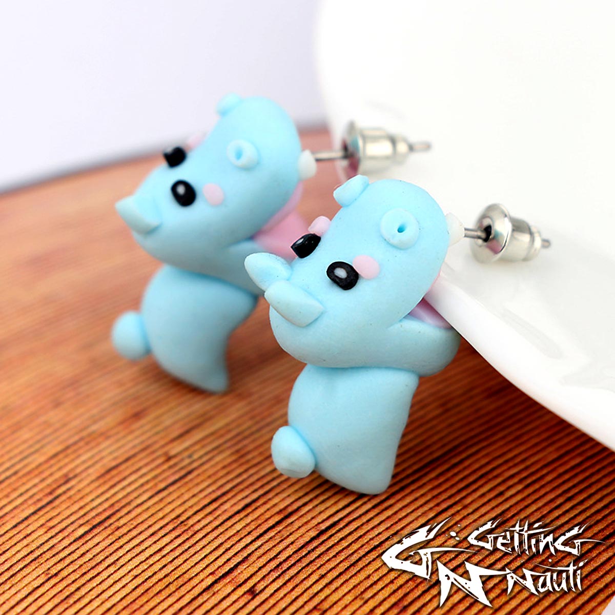 Hippo Chomp Earrings