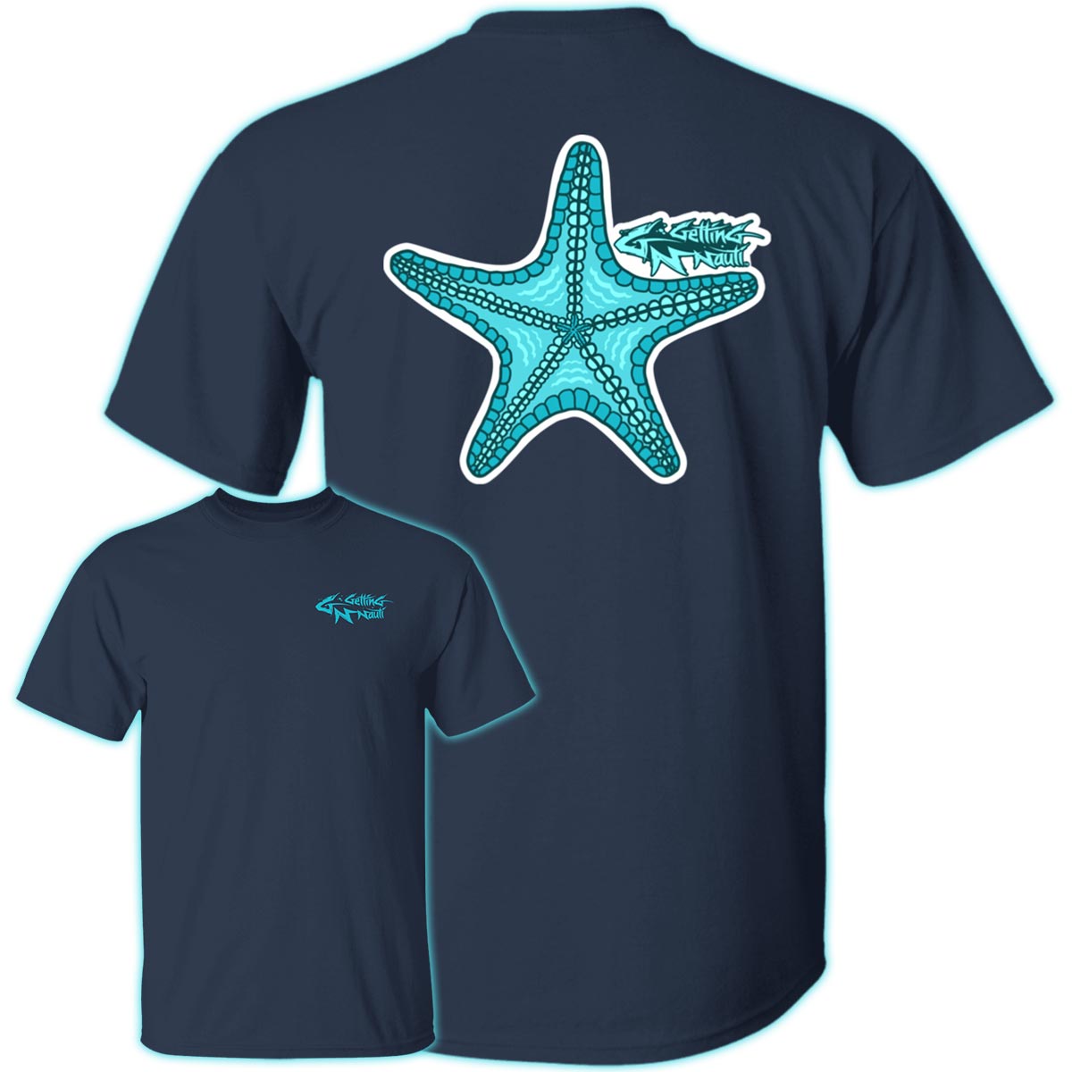 Starfish Graphic, Women's T-shirt, Medium Size fitted Fit CLEARANCE SALE  Free Shipping on Purchases Over 20 US Dollar. 
