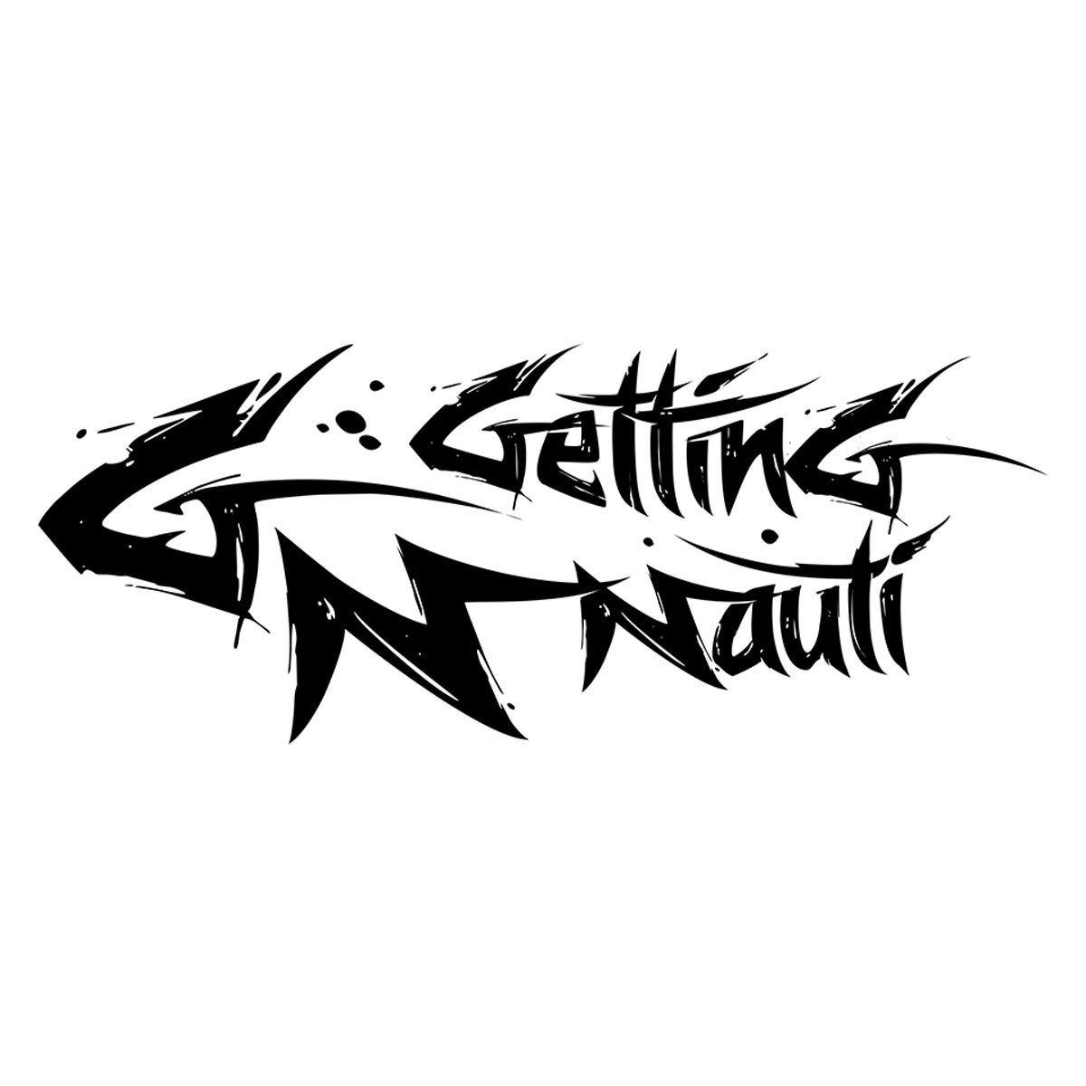 Stacked Shark Vinyl Decal