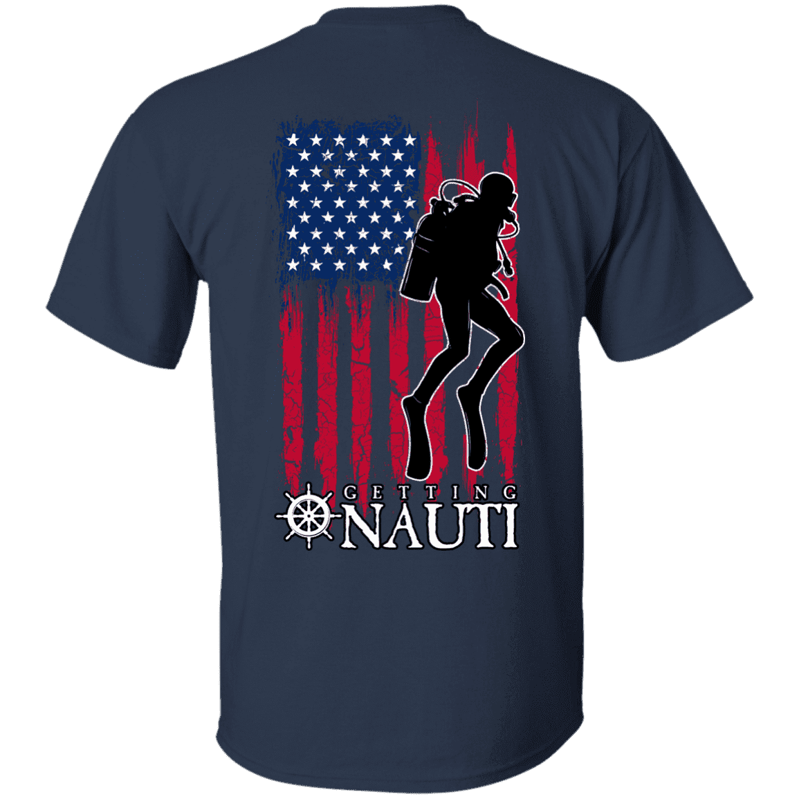T-shirt - USA Diver - Cotton T-Shirt
