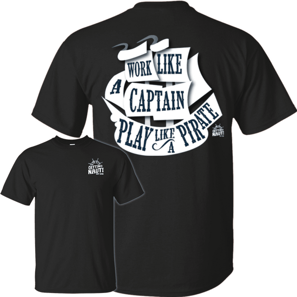 Play Like a Pirate - Cotton T-Shirt – Getting Nauti