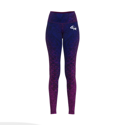 Purple Scales - Women's Leggings