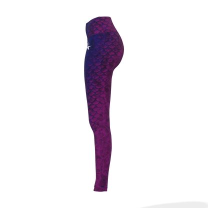 Purple Scales - Women's Leggings