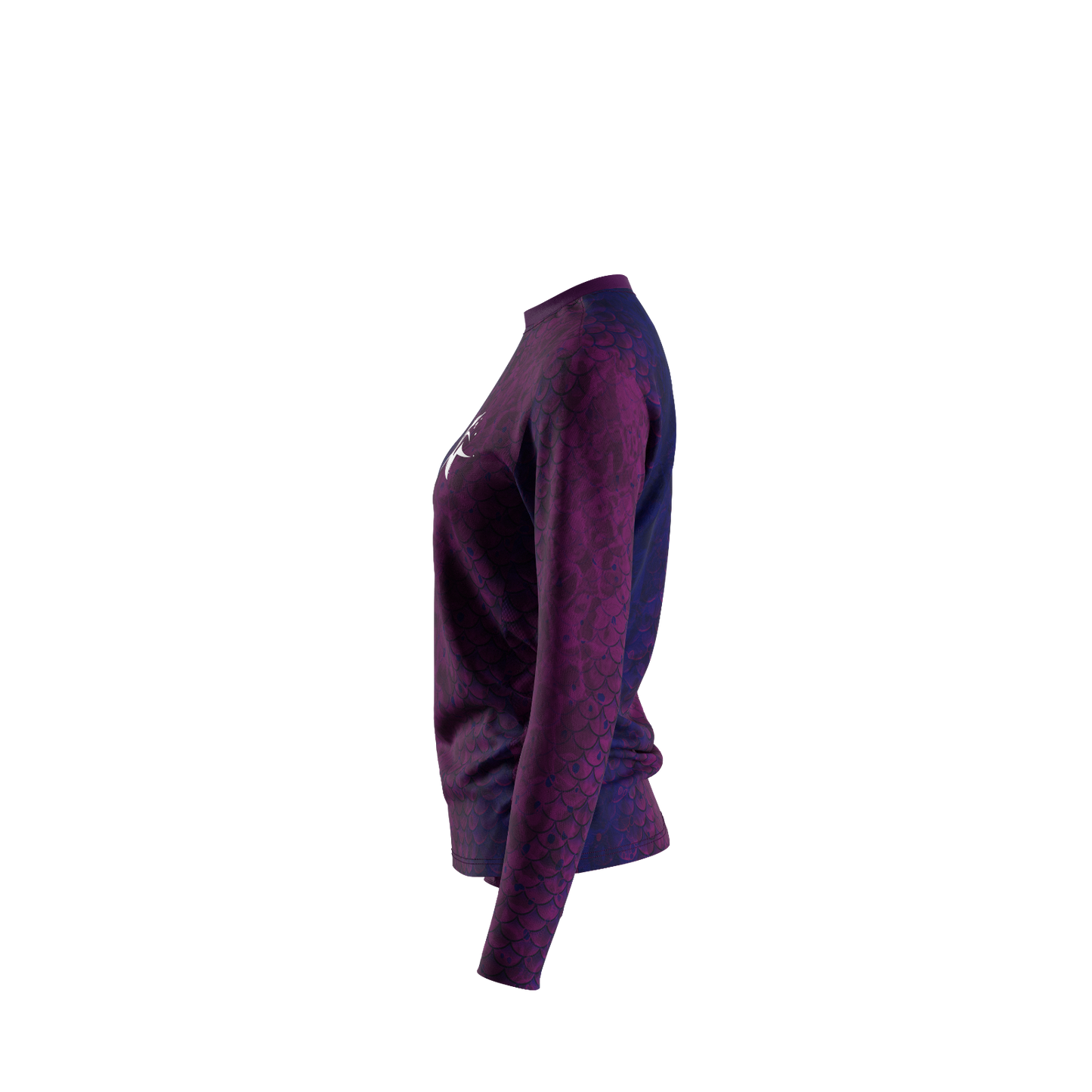 Purple Scales - Women's Long Sleeve Performance Shirt