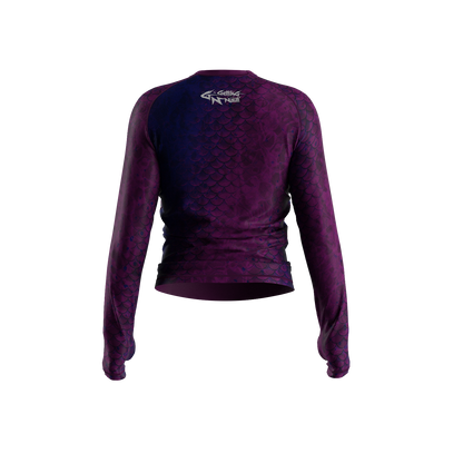 Purple Scales - Men's Long Sleeve Rashguard