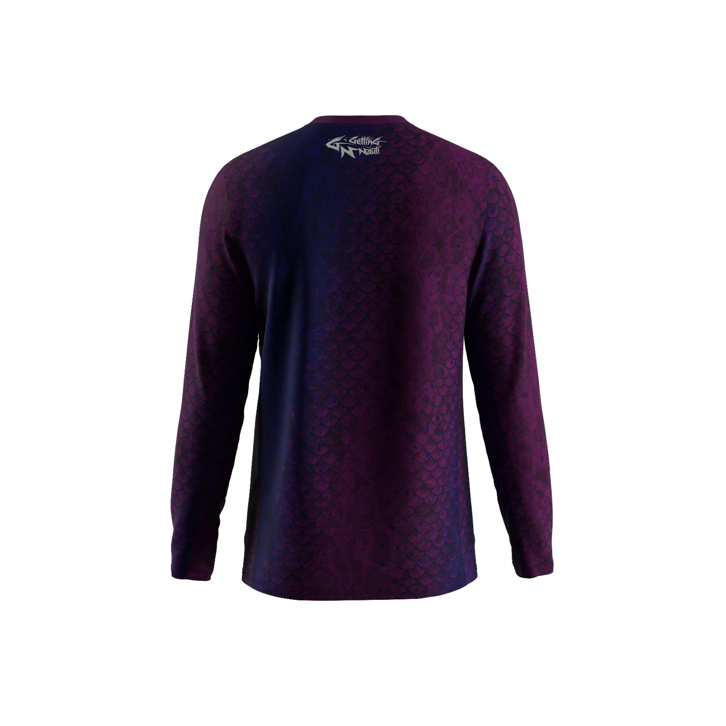 Purple Scales - Men's Long Sleeve Fishing Shirt