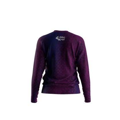 Purple Scales - Women's Long Sleeve Performance Shirt