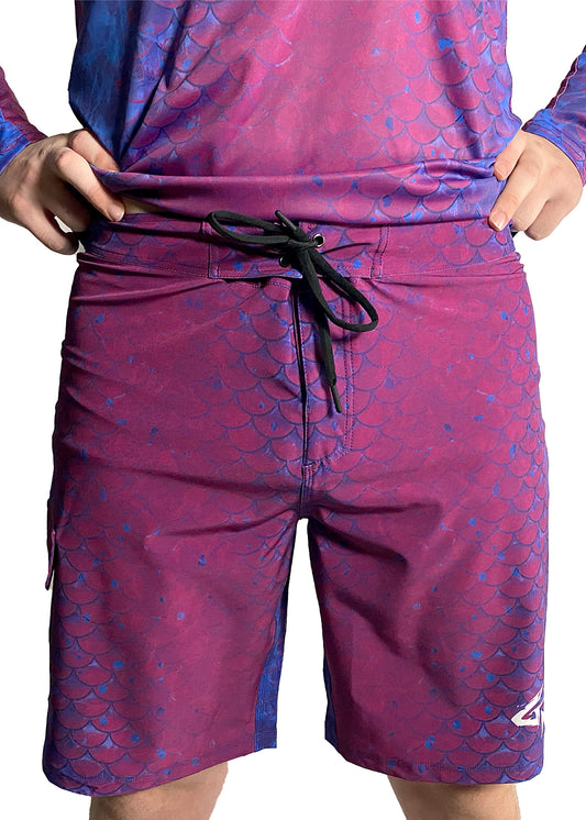 Purple Scales - Men's Board Shorts