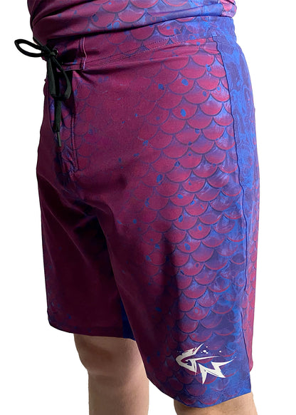 Purple Scales - Men's Board Shorts