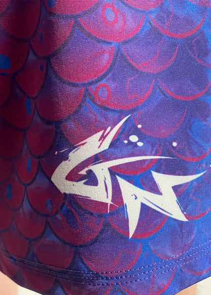 Purple Scales - Men's Board Shorts